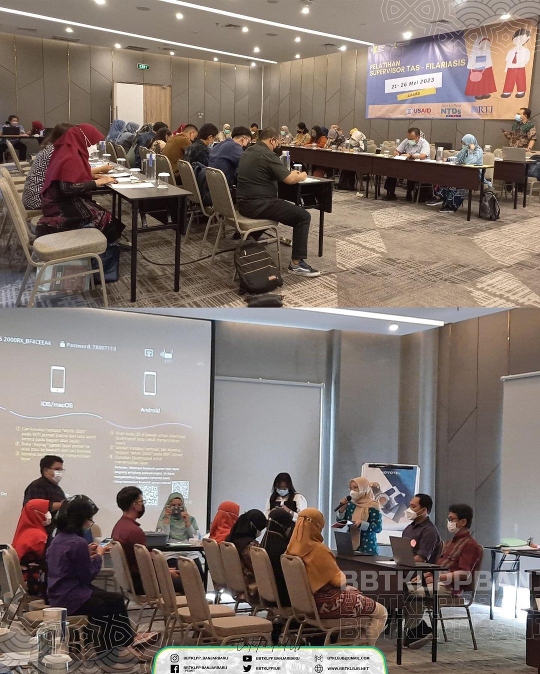 Pelatihan Supervisor Transmission Assessment Survey (TAS) Filariasis di Hotel Novotel, Cikini, Jakarta Pusat