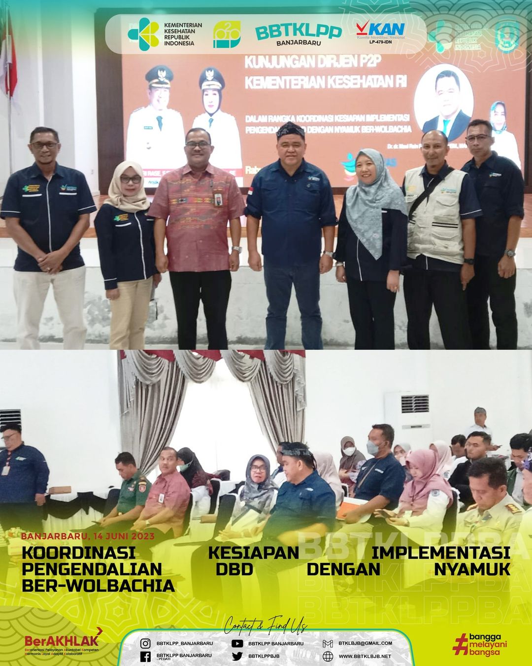 Koordinasi Kesiapan Implementasi Pengendalian DBD dengan Nyamuk Ber-Wolbachia