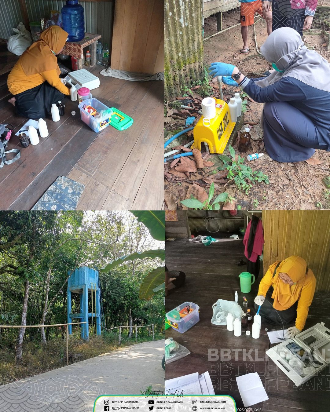 Surveilans Faktor Risiko Penyakit Bersumber Air Melalui Sumber Air Minum Masyarakat di Kabupaten Balangan
