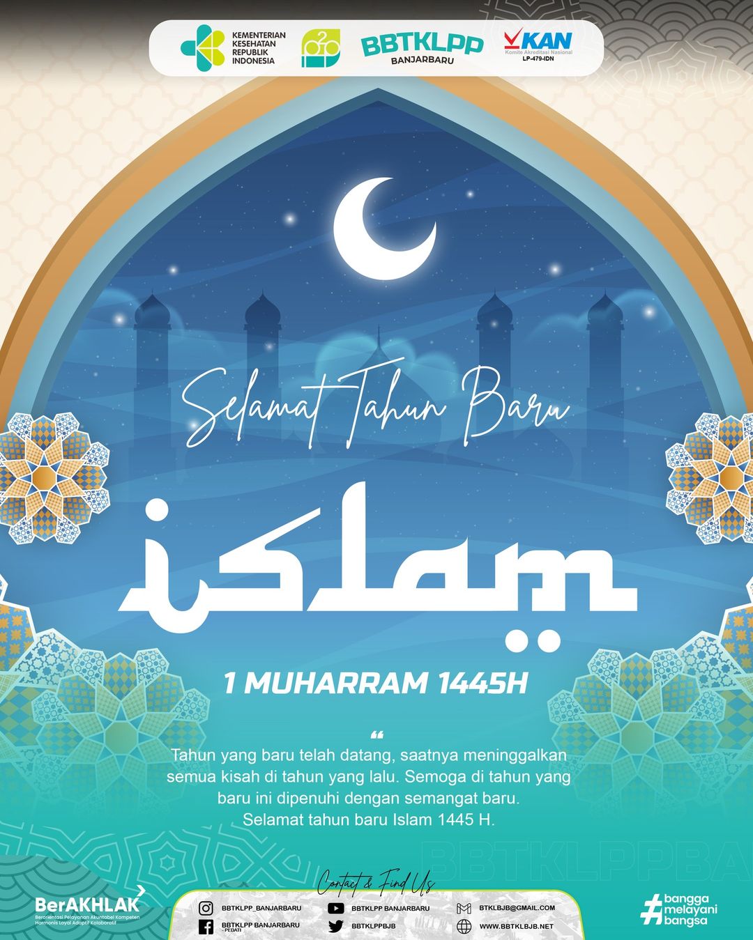 Selamat Tahun Baru Islam 1 Muharram 1445 H