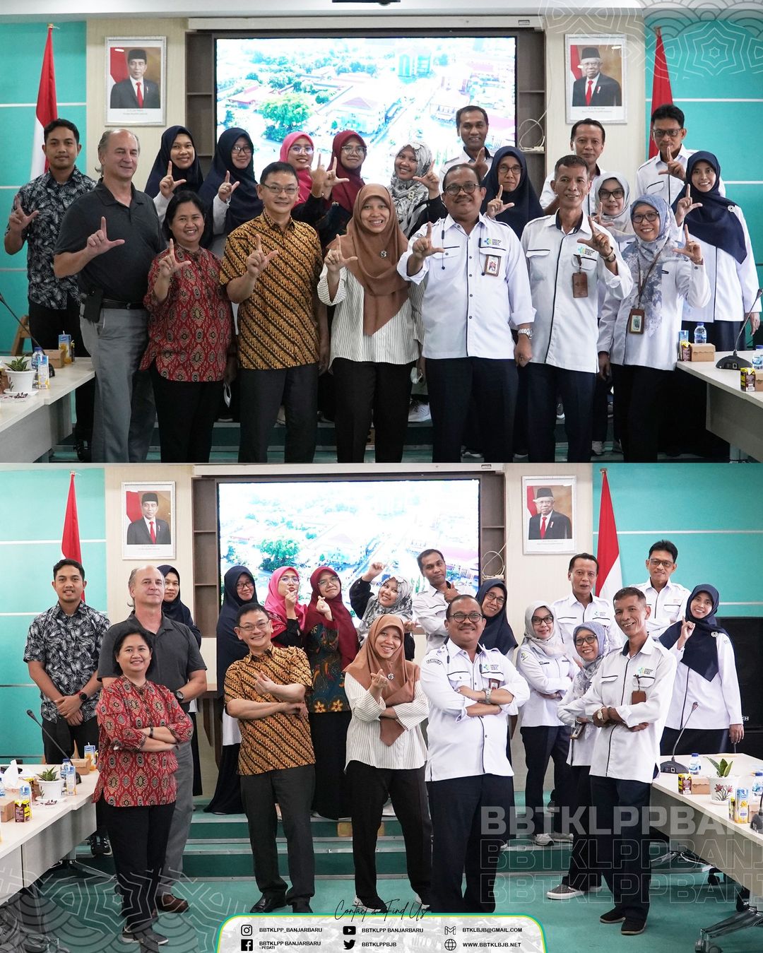 Kunjungan Lapangan Joint External Review (JER) Penyelenggaraan Laboratorium Kesehatan Masyarakat Regional 7 (BBTKLPP BANJARBARU)