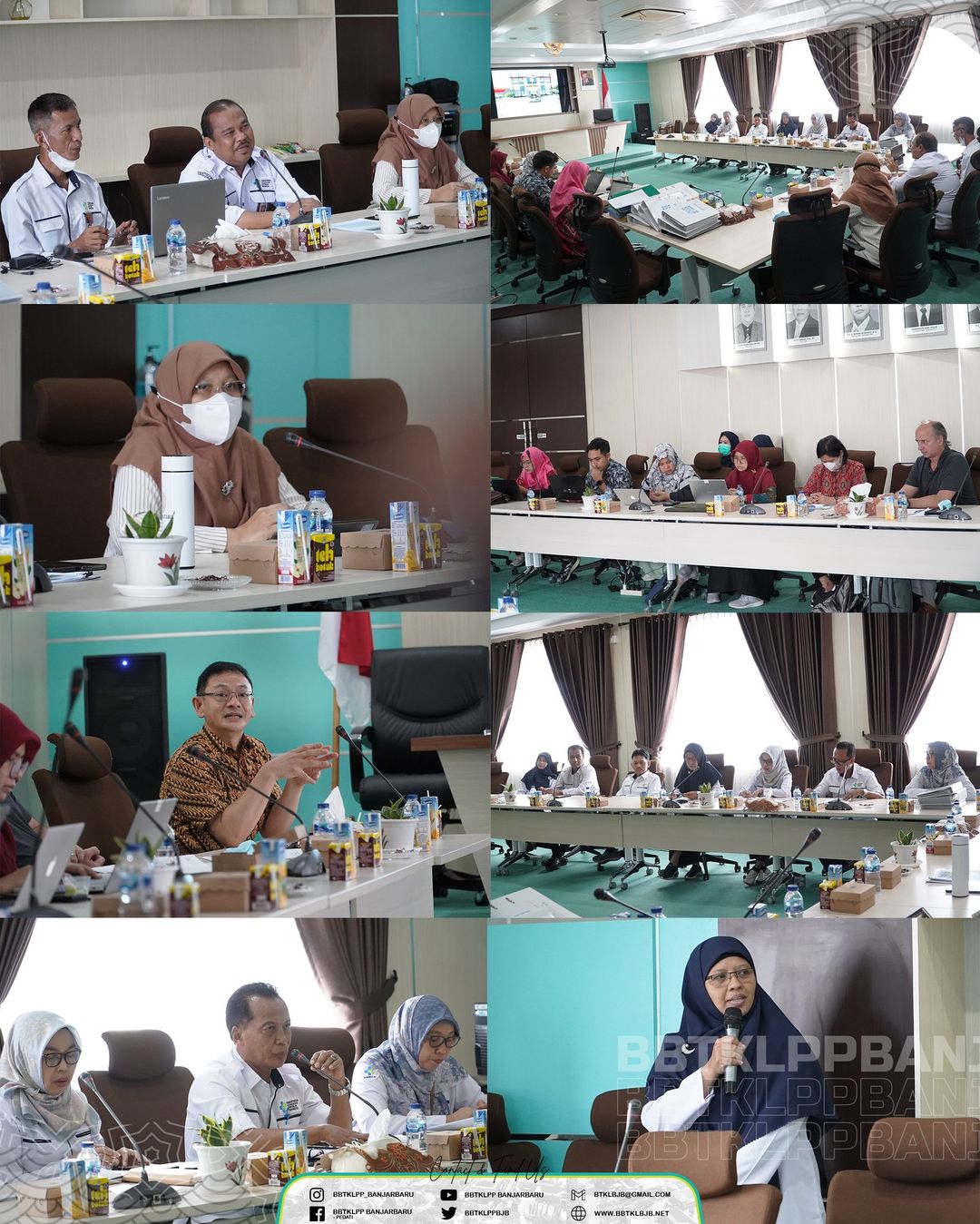 Kunjungan Lapangan Joint External Review (JER) Penyelenggaraan Laboratorium Kesehatan Masyarakat Regional 7 (BBTKLPP BANJARBARU)